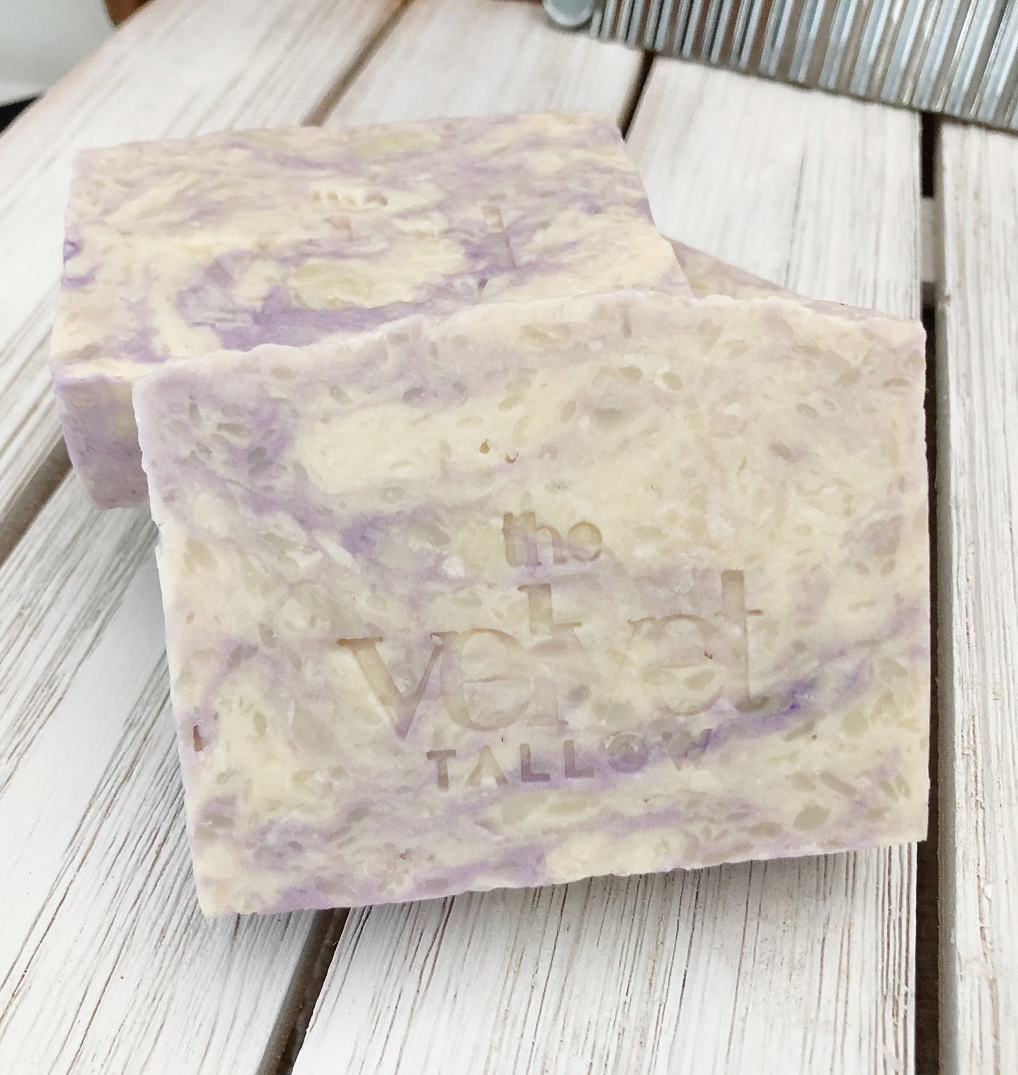 Beef Tallow & Goat Milk Soap with Lavender Ylang Ylang Essential Oils, Hand Milled Bars Made Simply with Our Tallow Blend, Zero Waste