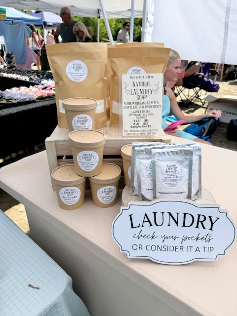 Natural Laundry Detergent made with Hand Crafted Soap, Laundry Powder Safe for Colors and Whites